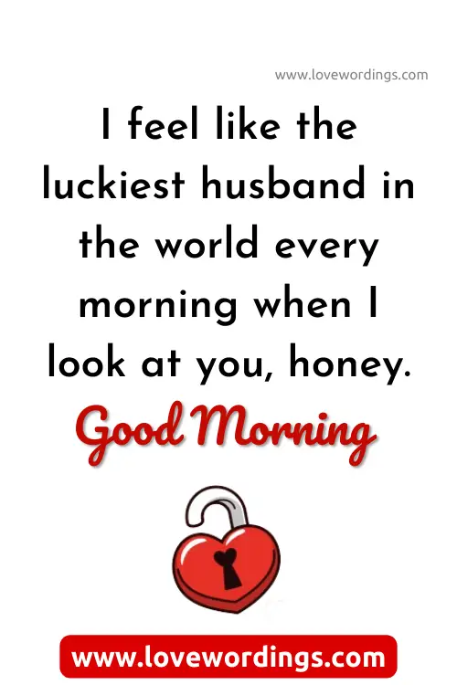 Good Morning Love Messages To Wife