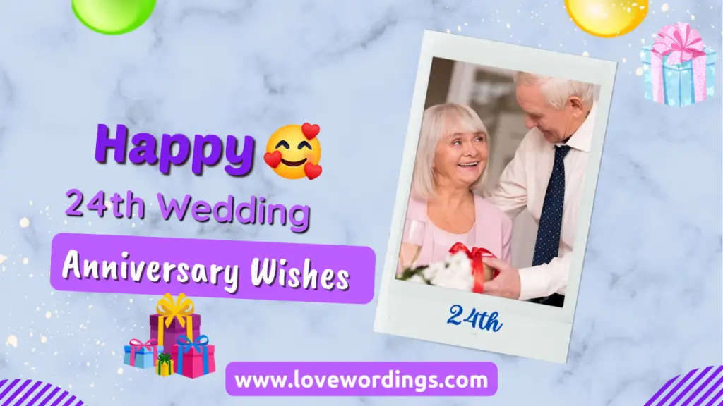 Happy 24th Wedding Anniversary Wishes