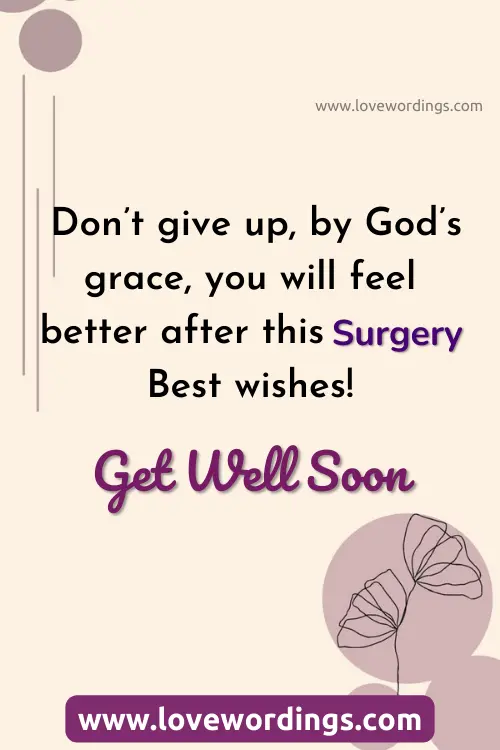 After Surgery Wishes 