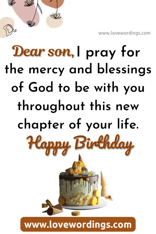 Best Birthday Prayer for Son
