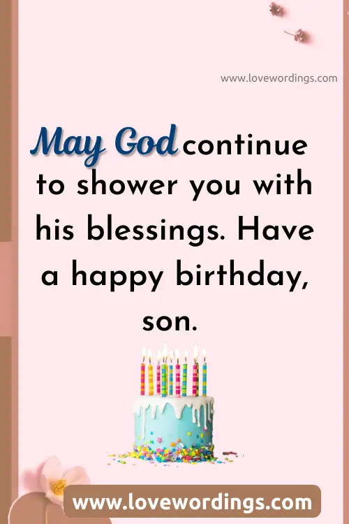 Birthday Messages for Son Who Lives Far Away