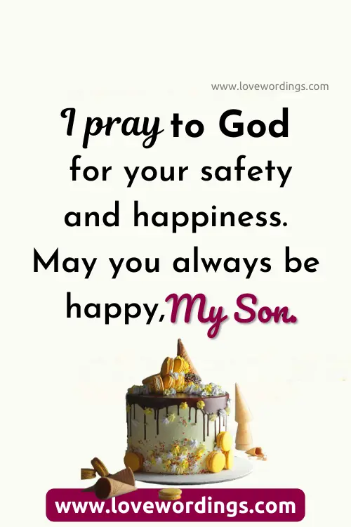 Birthday Prayers And Messages For Son