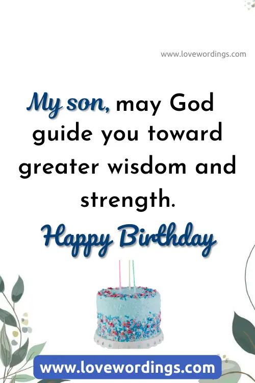 Happy Birthday Prayers For My Son