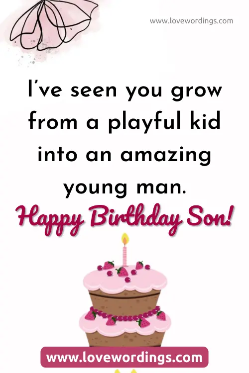 Birthday Wishes for Teenage Son From Mom