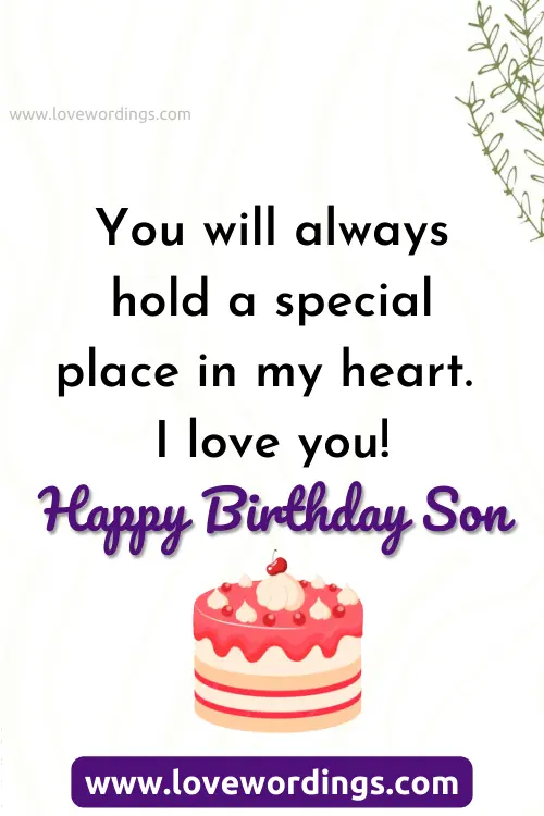 Heartfelt Birthday Wishes For Son From Mom