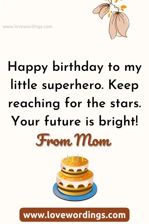 Short Birthday Messages For Son