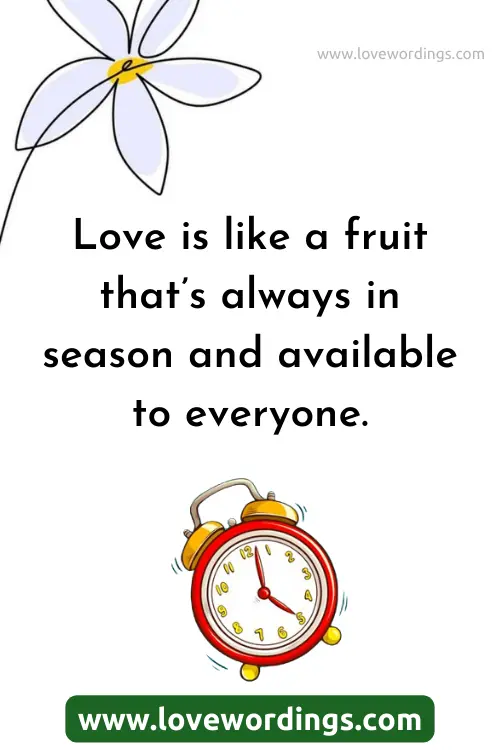 Short Quotes About Time and Love 