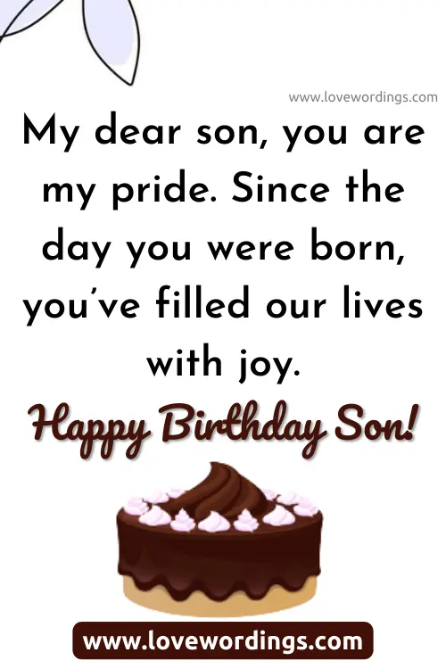 Sweet And Emotional Birthday Wishes For Son From Mom