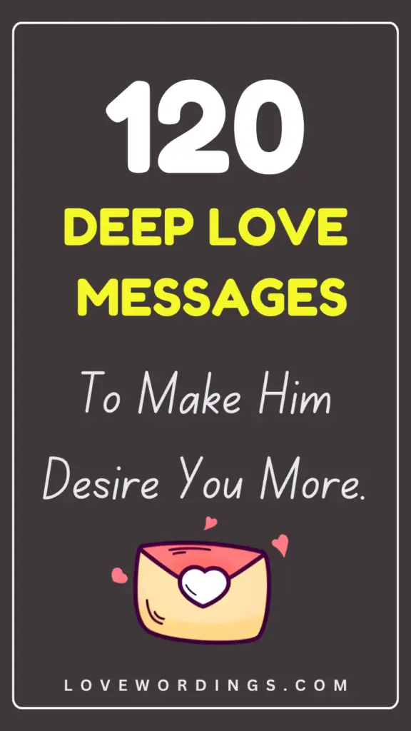 Deep Love Messages For Him